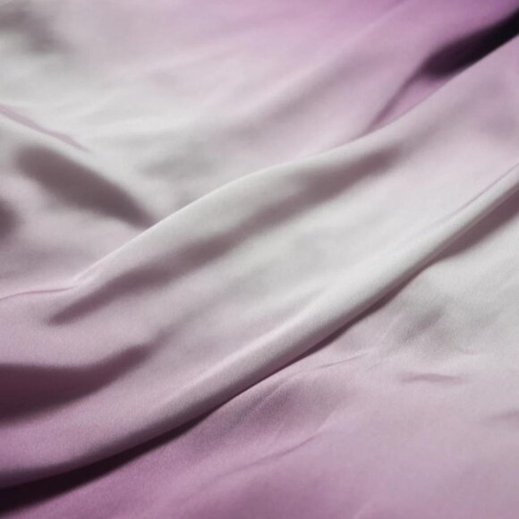 Vtg Violet Ombré Ruched Pleated Layered Tulle Mermaid Gown Dress - Picture 6 of 6